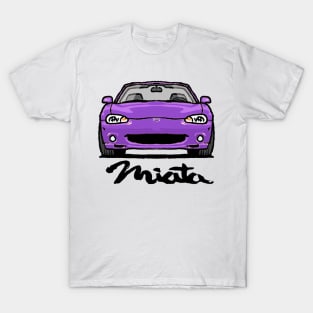 MX5 Miata NB Purple T-Shirt